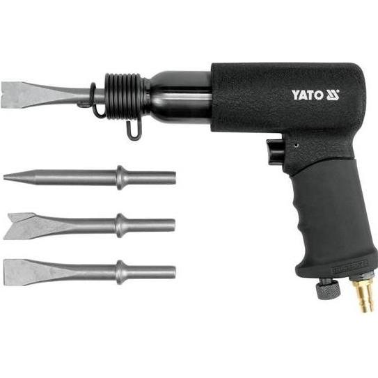 Thumbnail - Yato, Abbruchhammer + Meisselhammer, AIR HAMMER + 4 CHISELS 0990 (Druckluft)