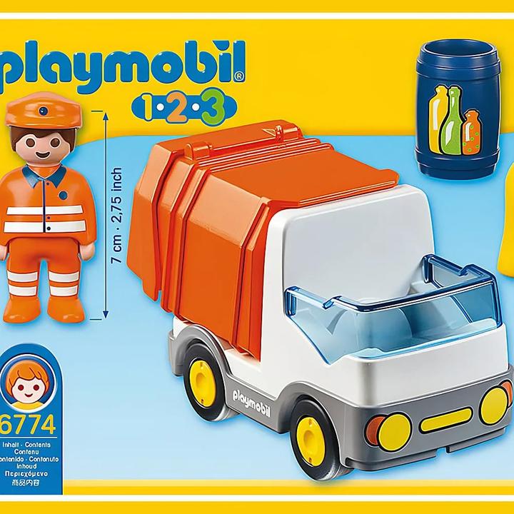 Immagine prodotto Playmobil Camion della spazzatura (6774, Playmobil 1.2.3)