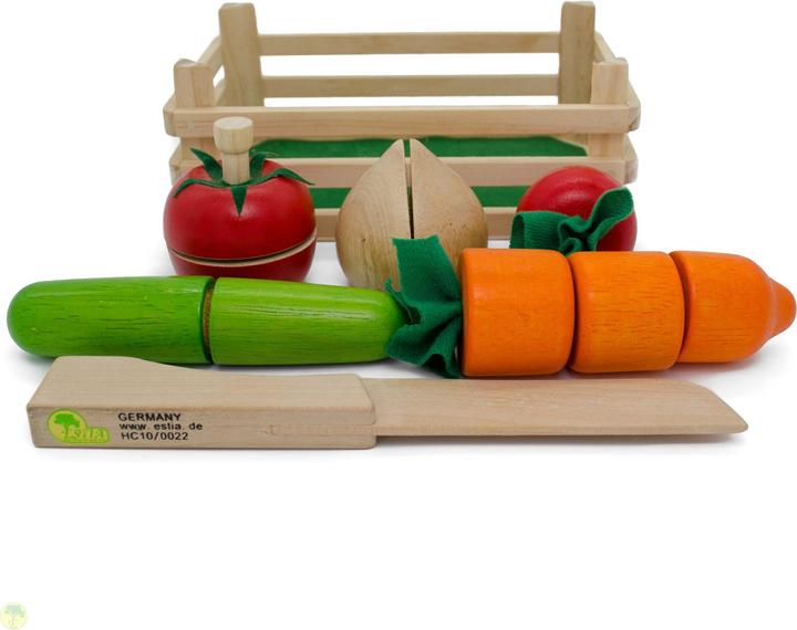 Produktbild Activity Board Schneidesortiment Gemüsekiste aus Holz
