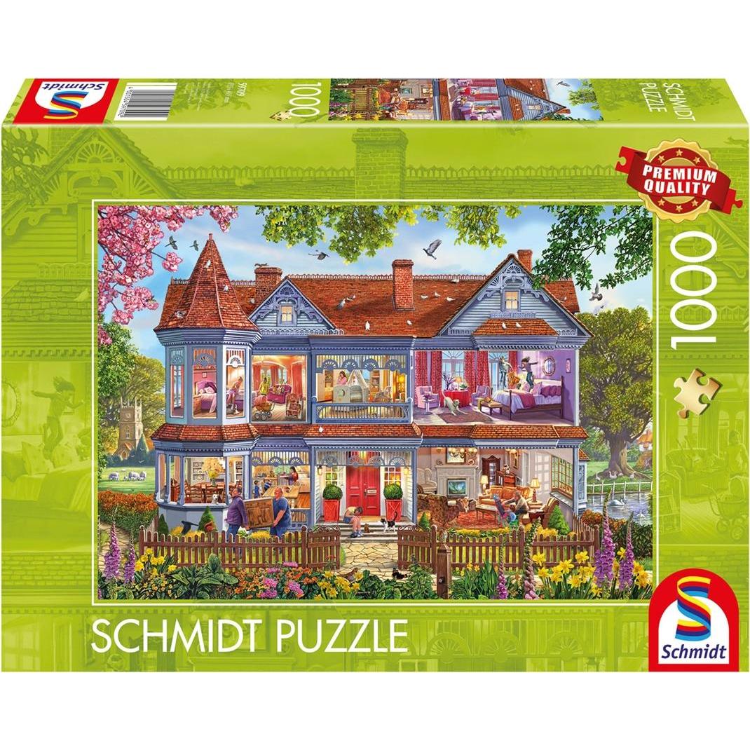 Schmidt Spiele Haus im Frühling 1000 Teile (1000 Teile)