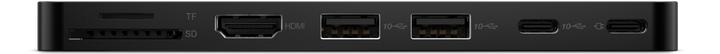 Actual product image Lenovo Usb-C Slim Travel (USB-C, 8 Ports)