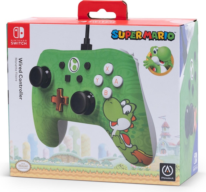 Produktbild PowerA Wired Controller - Yoshi Edition (Switch)