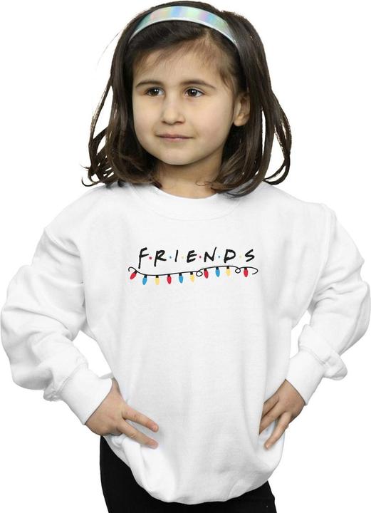 Actual product image Friends Girls Christmas Lights Sweatshirt (104)