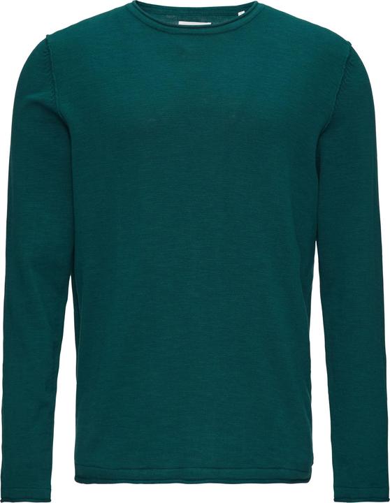 Image du produit S.Oliver Strickpullover Strickpullover mit Flammgarnstruktur und Rollsaum-Details (S)