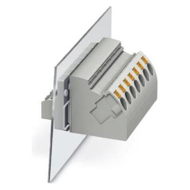 Phoenix Contact Grigio Terminale Passante Push-In 1P, Cavo + Spina Elettrica,