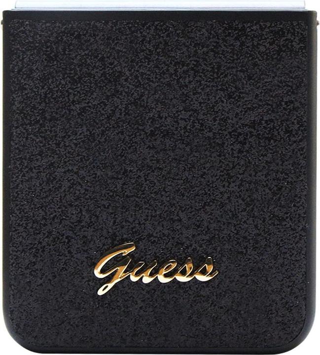 Actual product image Guess Glitter Flakes Case for F731B Samsung Galaxy Z Flip5 - black (Samsung Galaxy Z Flip5)