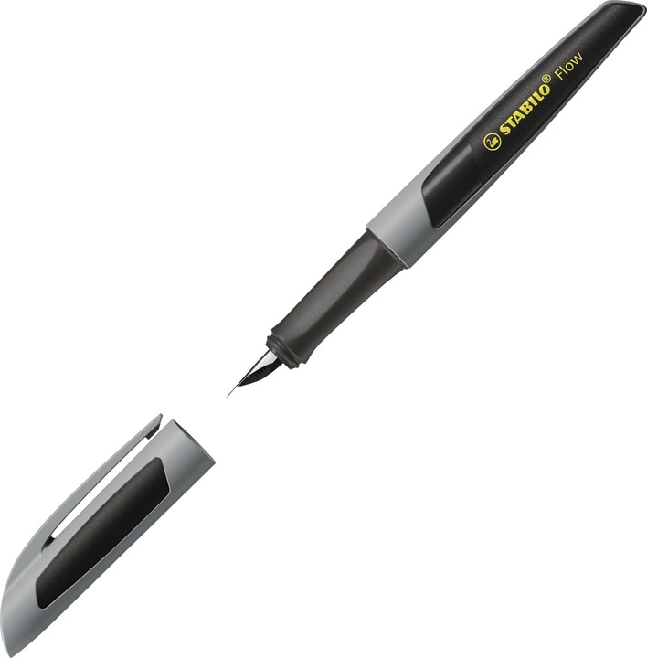 Produktbild STABILO Flow ACTIVE Füller (Grau, 1 x)