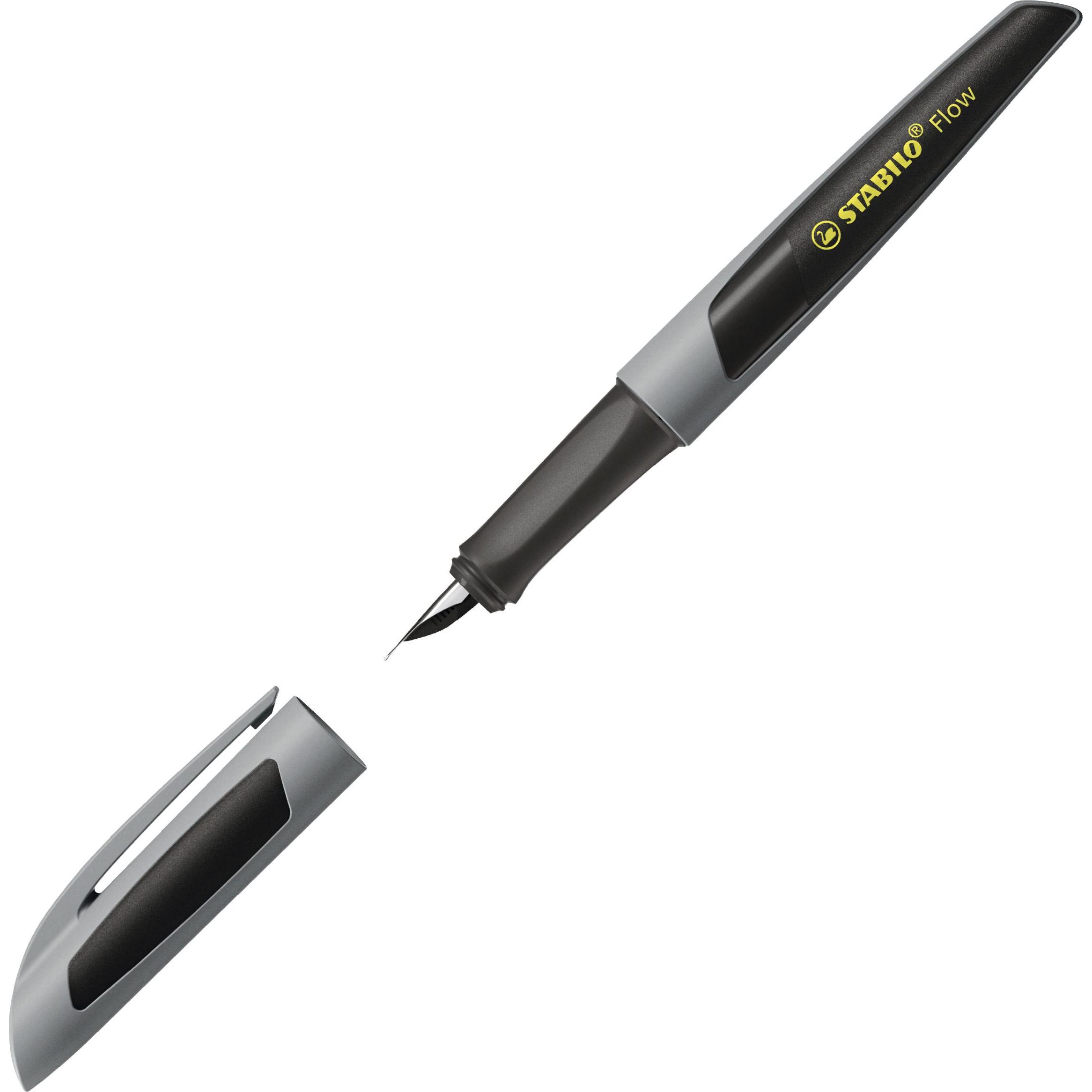 STABILO, Schreibstifte, Flow ACTIVE Füller (Grau, 1 x)