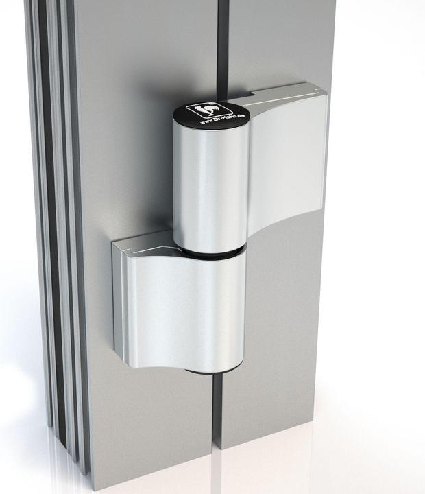 Actual product image Dr. Hahn HAHN door hinge 4 AT, 2-part 20/65/58 with anchor screw, white RAL 9016