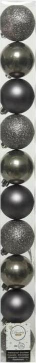 Actual product image Kaemingk Plain Shatterproof Baubles (Pack Of 10) (10 -part)