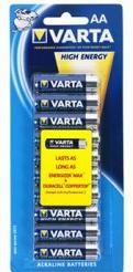 Actual product image Varta 1x20 Longlife Power Mignon AA LR 6 04906121720 (20 pcs., Device specific, 2960 mAh)