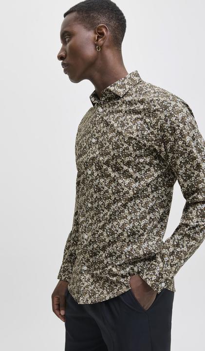 Produktbild Jack & Jones Jprblablackpool Stretch Aop Ls Shirt Sn (M)
