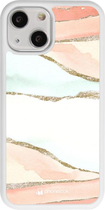 Image du produit PhoneLook Coque Silicone rigide blanc Shimmering Orange (Apple iPhone 13 mini)