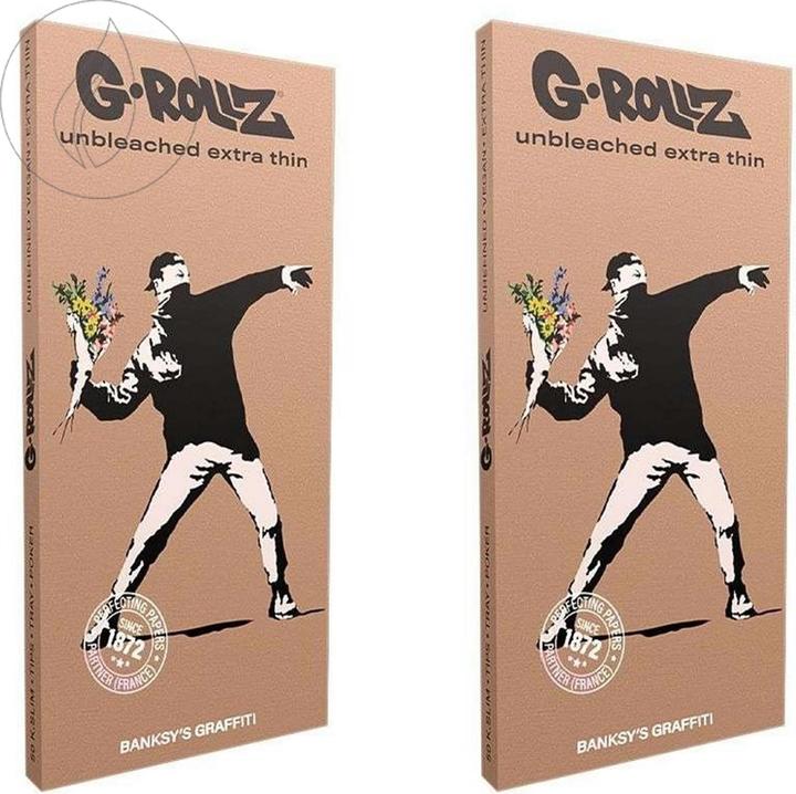 Actual product image G-Rollz Banksy's Graffiti Set 2 Unbleached 1pc