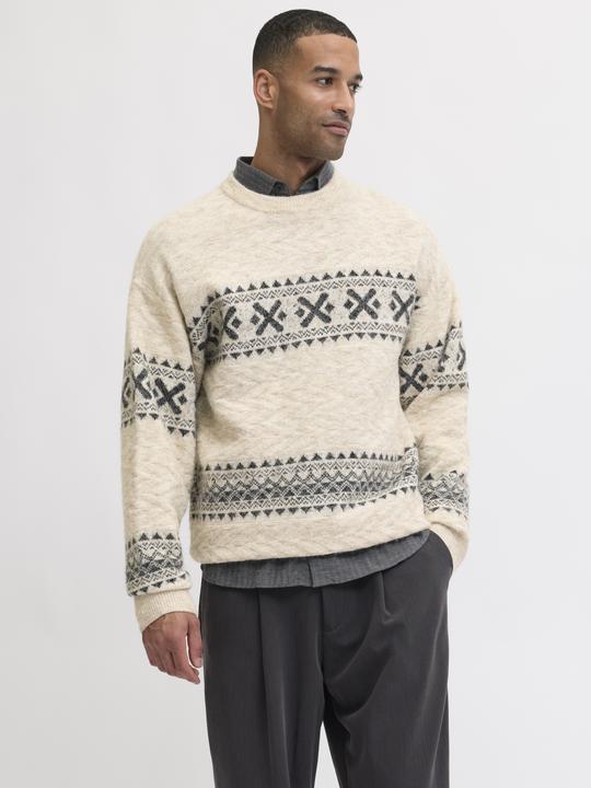 Produktbild Jack & Jones Jprblumax Fairisle Knit Crew Neck Ln (M)