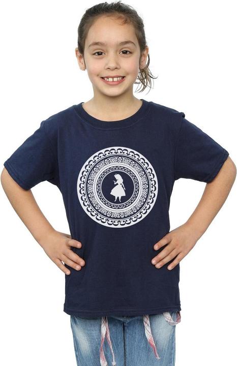 Image du produit Disney T-shirt en coton Cercle Alice au Pays des Merveilles pour filles (116)