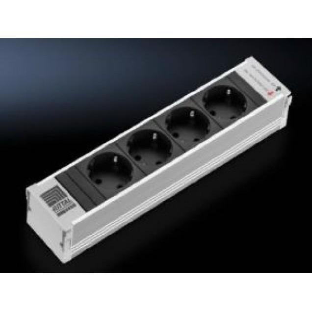 Rittal, Steckdosenleiste, Steckdosenleiste (Plug-In-Modul) (4 x, CEE 7/7)