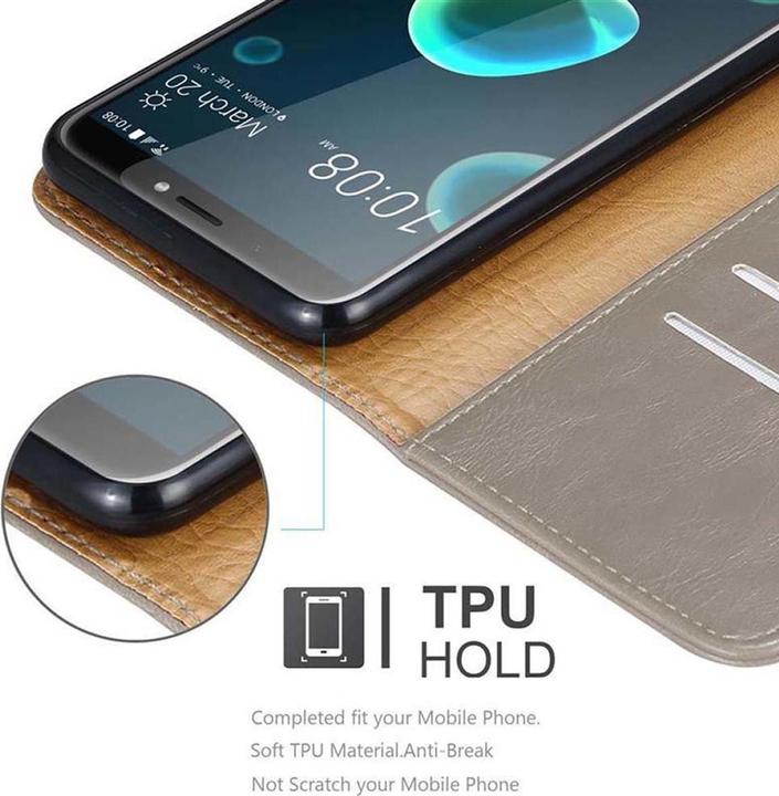 Actual product image Cadorabo Book Luxury Cover (HTC Desire 12+)