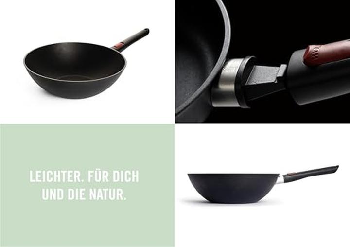 Produktbild Woll 11030ELI Guss-Schwenkpfanne 30cm (30 cm, Wok Pfanne, Aluminiumguss)