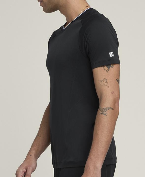 Produktbild Wilson Team Seamless Crew Herren Schwarz (L)