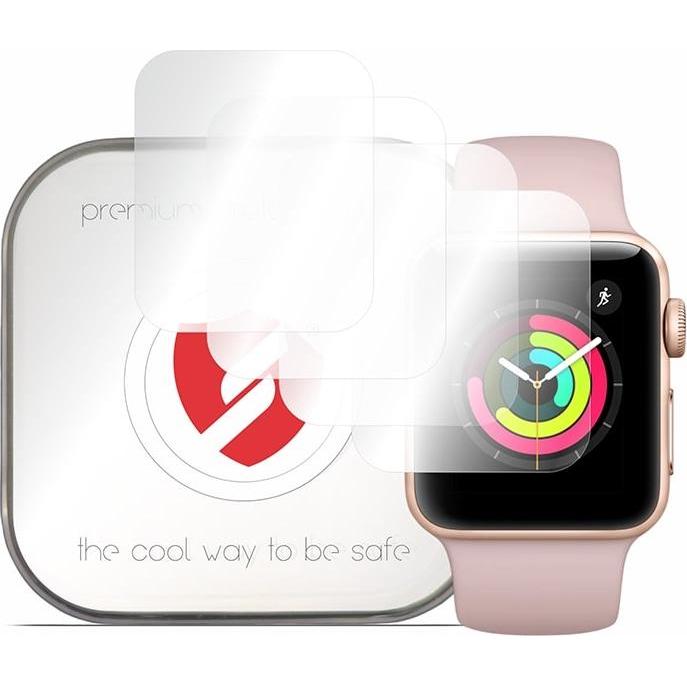 Smart Protection - Premium Classic (4 pack) - Apple Watch 1 / 2 / 3 (38mm) - Clear, Smartwatch Zubehör, Transparent