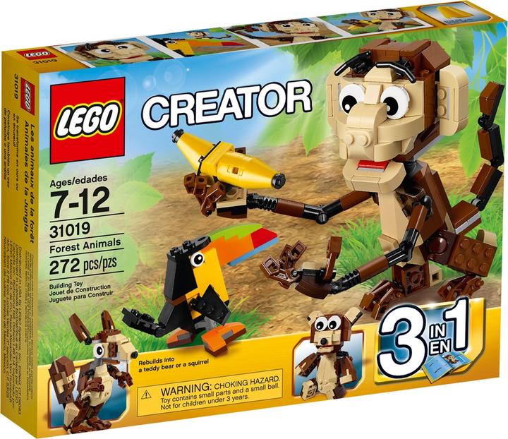 Produktbild LEGO Urwald Tiere (31019, LEGO Creator Expert)