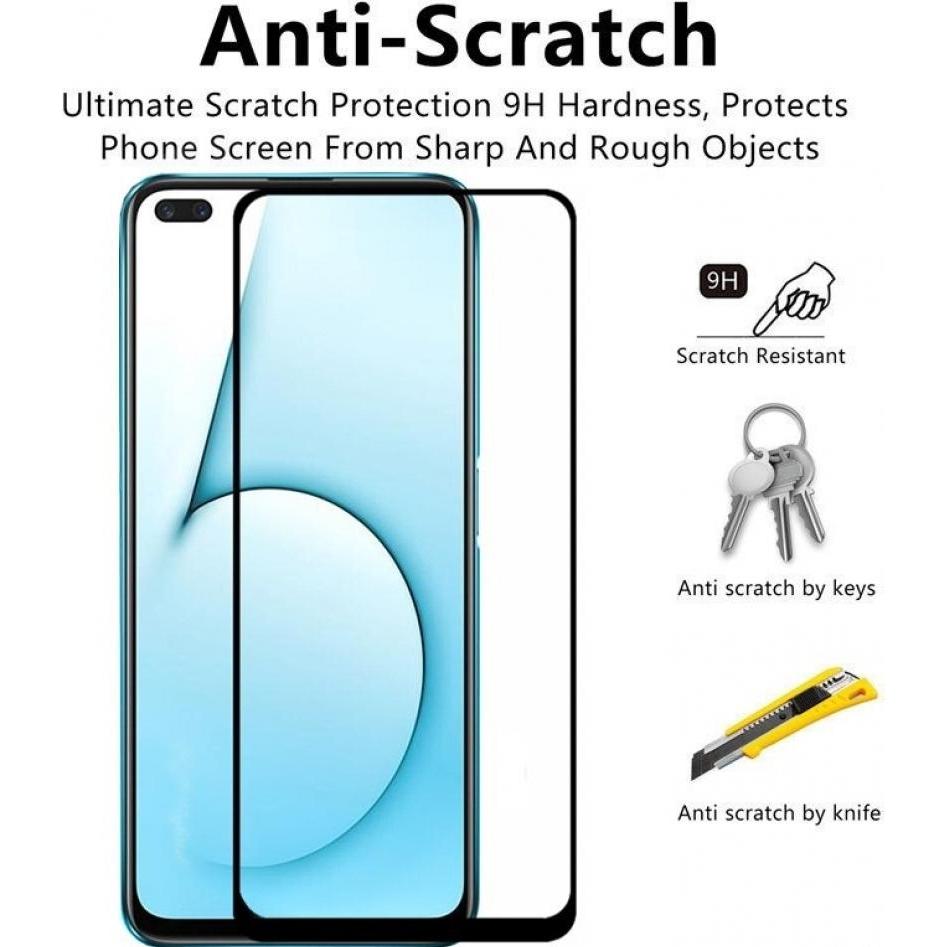 Thumbnail - Screenguard Realme X50 5G Full Screen Panzerglas Schutzfolie 2.5D 9H (1 Stück, Realme X50 5G), Smartphone Schutzfolie, S...