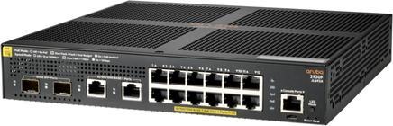 Actual product image HPE Aruba 2930F 12G PoE+ 2G/2SFP+, Managed, L3, Gigabit Ethernet (10/100/1000 (12 Ports)