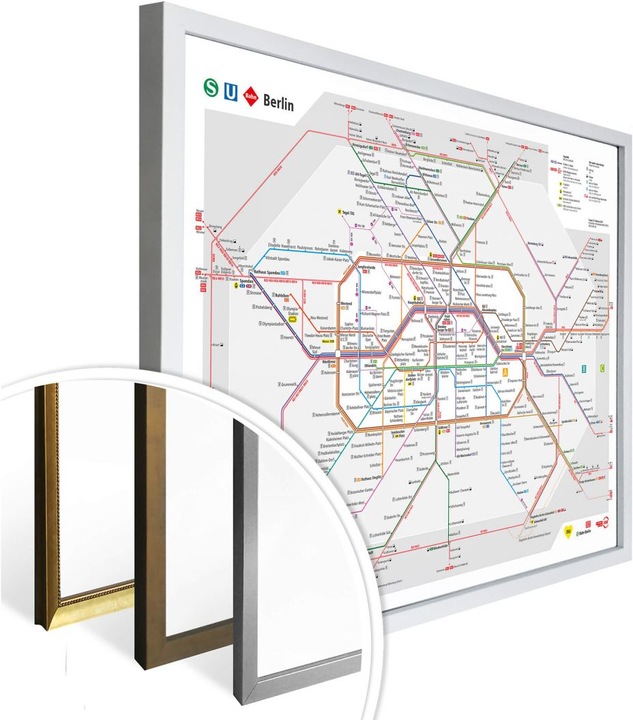 Actual product image BVG Berlin - Berlin Network (60 x 50 cm)
