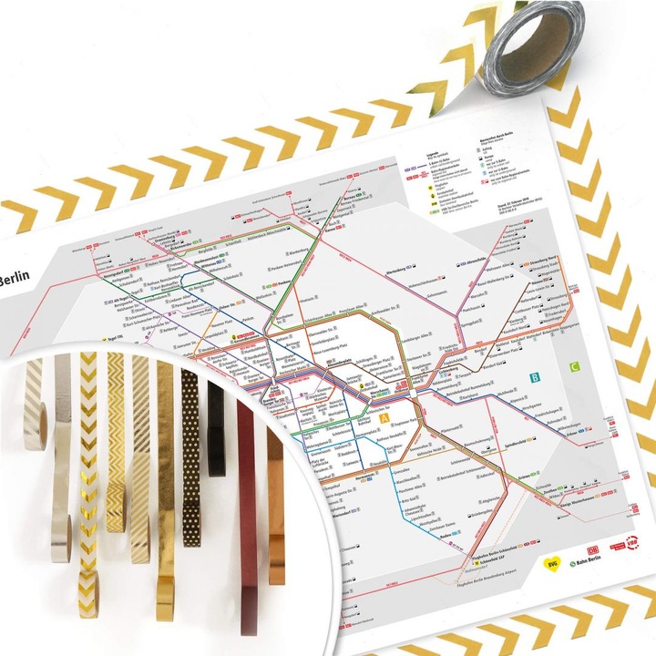 Actual product image BVG Berlin - Berlin Network (60 x 50 cm)