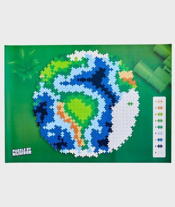 Produktbild Plus-Plus Puzzle By Number Earth 800pcs - (3914) (800 Teile)