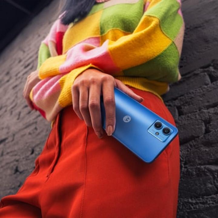 Actual product image Motorola Moto G14 EU (256 GB, Sky blue, 6.50", Dual SIM, 4G)