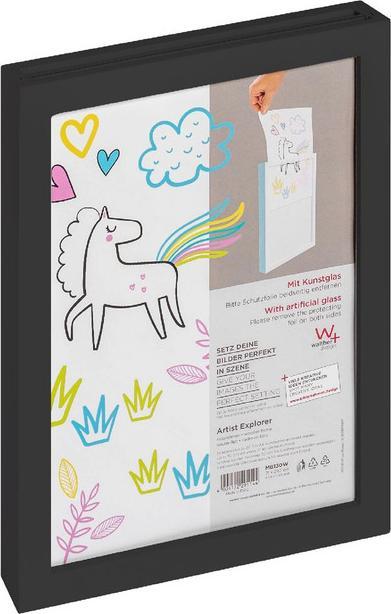 Walther Artist Explorer Holzrahmen A4, schwarz (A4)