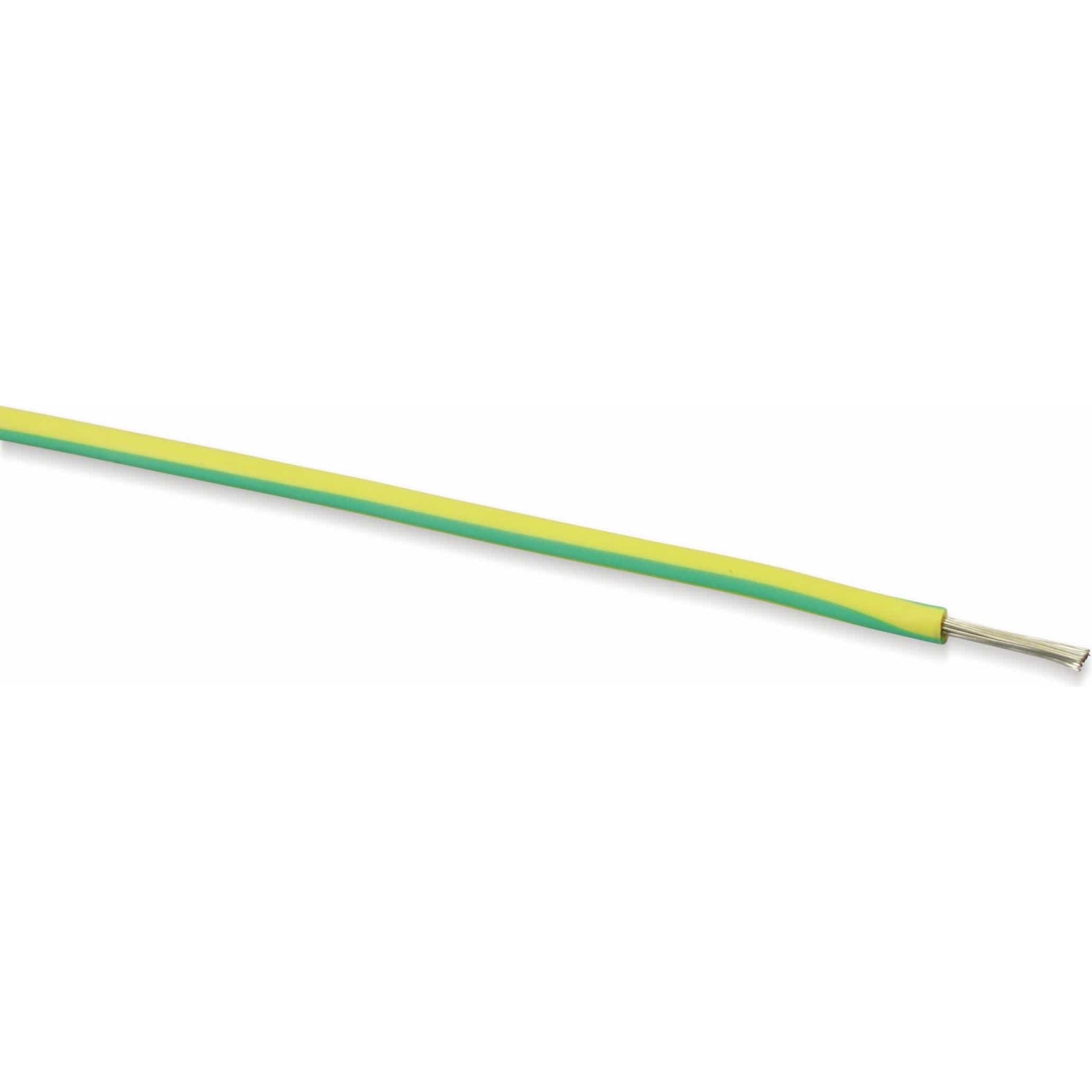 Eneroid, Kabelleitung, Silikon-Litze, 0,5 mm², 10 m, grün/gelb (10 m)