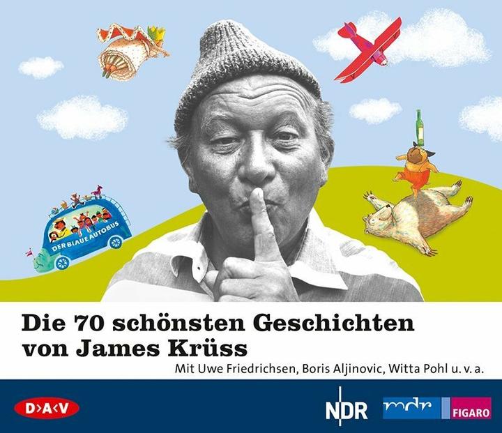 Produktbild Die 70 schönsten Geschichten von James Krüss (Boris Aljinovic, James Krüss, Uwe Friedrichsen, Witta Pohl, Wolfgang Völz, Deutsch)