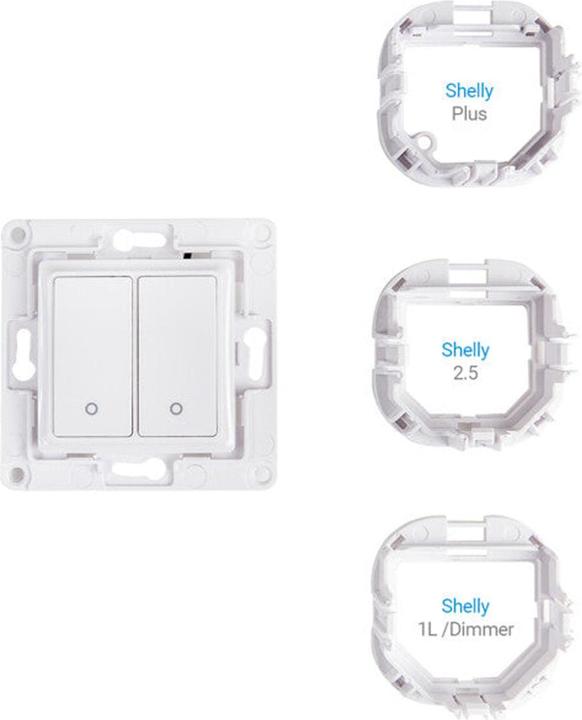Produktbild Shelly Wall switch 2 - white
