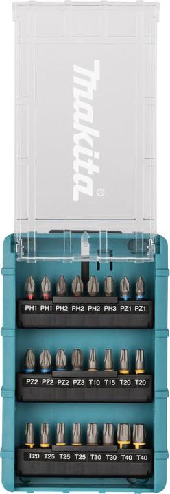 Actual product image Makita Steckschlüssel-Bit-Set 28.-tlg IMPACT PREMIER (Cross Phillips PH, Cross Pozidriv PZ, Hexagon socket TX)