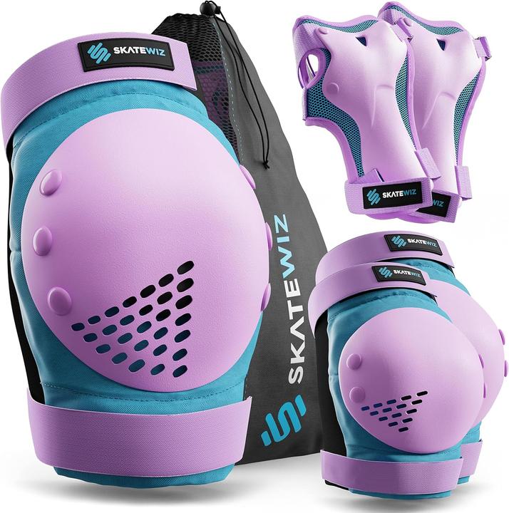 Actual product image Skatewiz Skate protectors (L, Elbow protectors, Wrist protectors, Knee pad, 6 pieces)