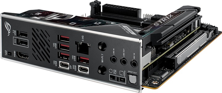 Actual product image ASUS ROG STRIX B850-I GAMING WIFI (AM5, AMD B850, Mini-ITX)