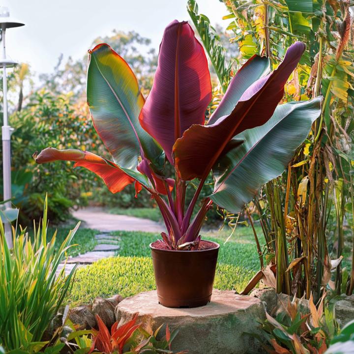 Produktbild Plant in a Box Ensete ventricosum Maurelli - 2er Set Rote Banane (20 cm)