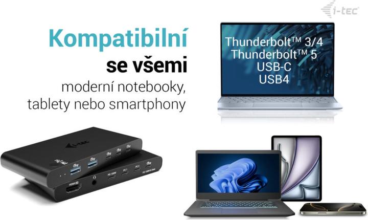 Produktbild i-tec Kvm HDMI Dock For 2 Hosts (USB-C)
