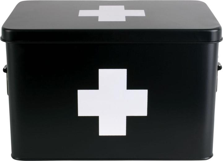 Produktbild present time Erste Hilfe Schrank gross 31.5 x 21 cm, Schwarz matt