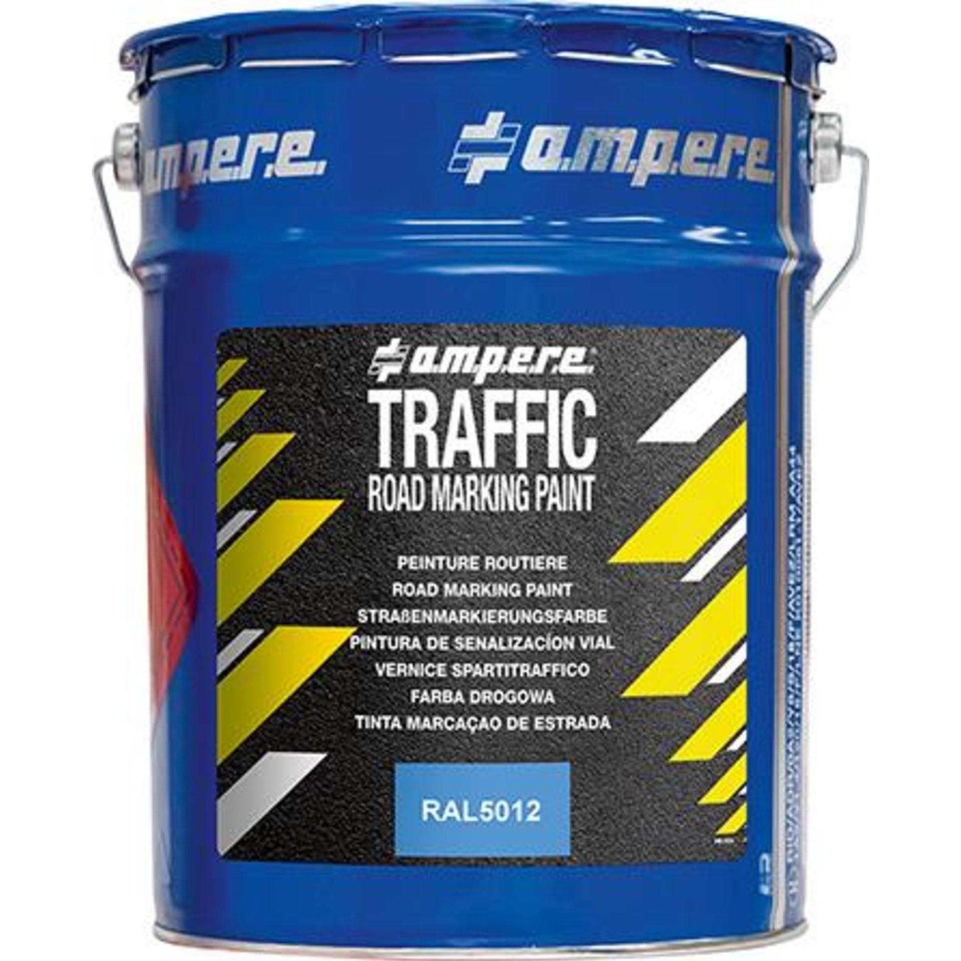 Ampere, Colore Speciale, Vernice Spartitraffico, Secchio Da 5 Kg, Blu.