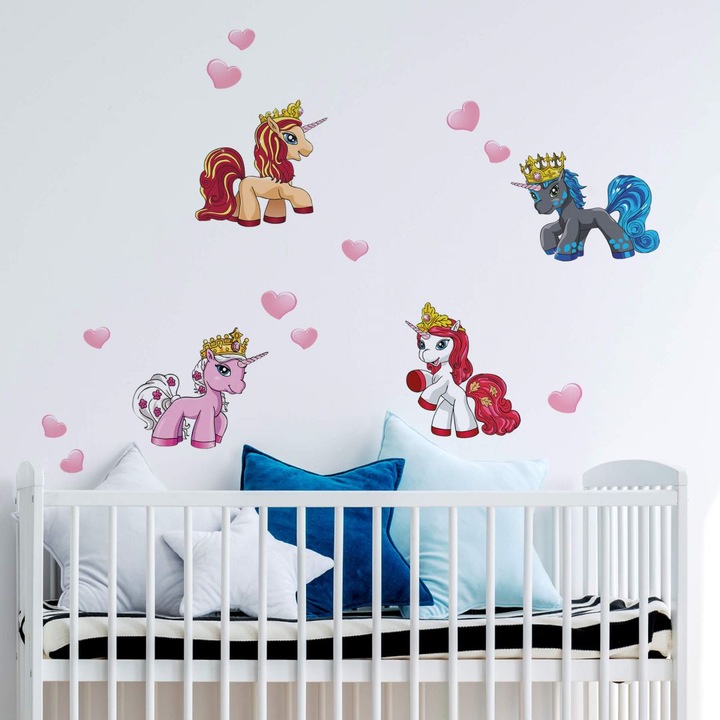Image du produit Wall-Art Set de romance Filly Unicorn (60 x 40 cm)