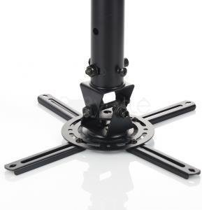 Actual product image Art RAMP P-107B Holder P-107B, 47-76cm to projector juodas 15KG Mounting to the lubinis laikiklis (Table)