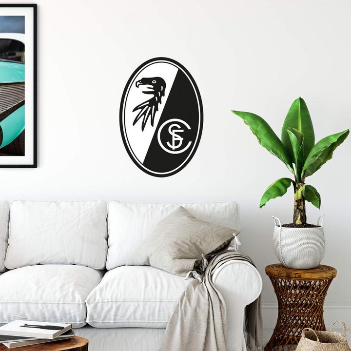 Produktbild SC Freiburg Logo (21 x 21 cm)