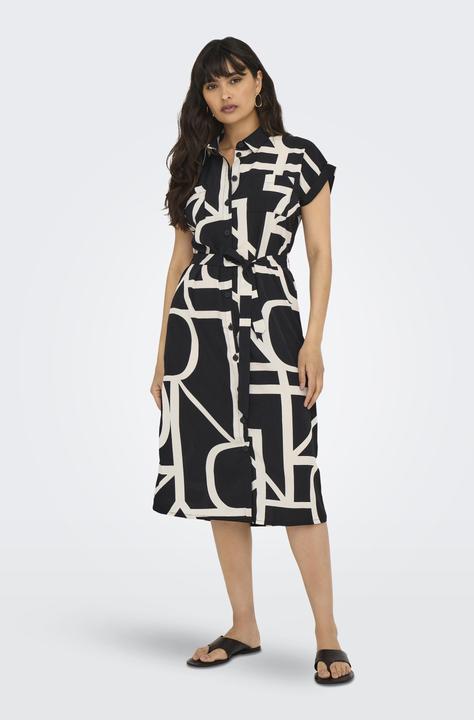 Produktbild Only Bindegürtel Blusenkleid Hemdblusenkleid (36)