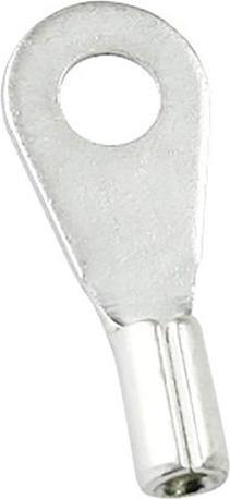 RS PRO Ringkabelschuh, Nicht isoliert, 0.5... 1.5mm², #4, Packung à 100 Stück