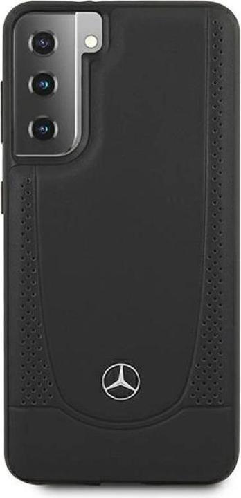 Actual product image Mercedes-Benz Perforated cover with metal logo (Samsung Galaxy S21+)