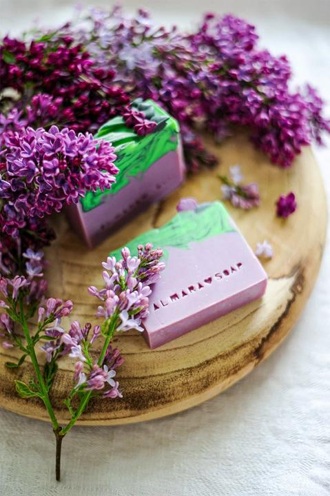 Actual product image Almara Soap Designer Lilac Blossom Soap (Device)